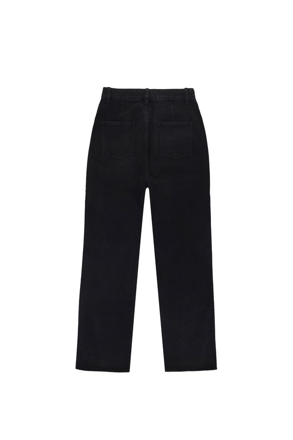 Loose Fit Oversized Black Denim Jeans