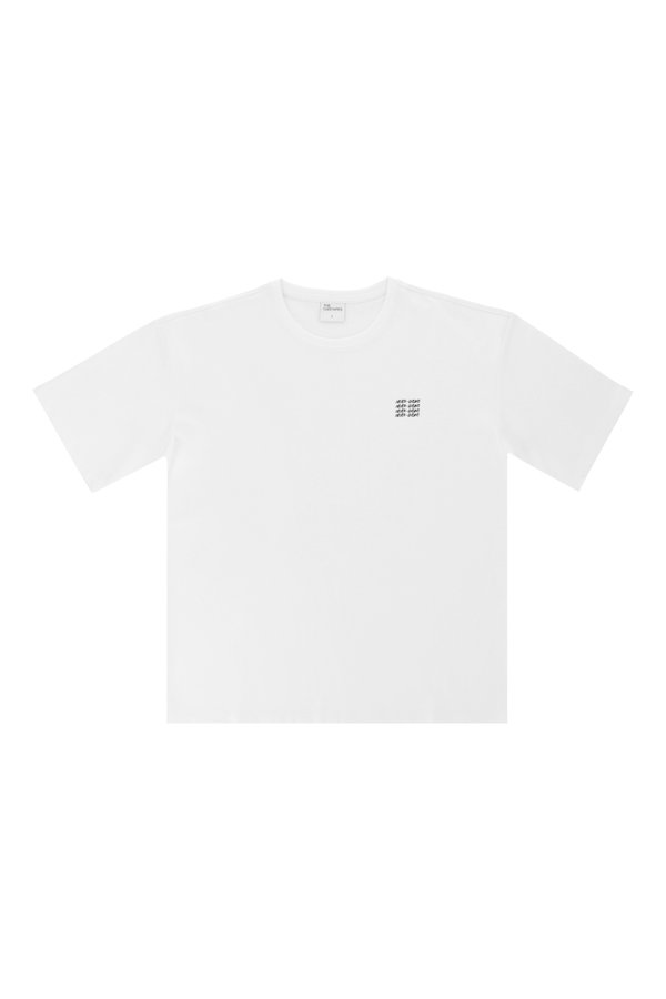 White "Never Ending" Oversized Tee