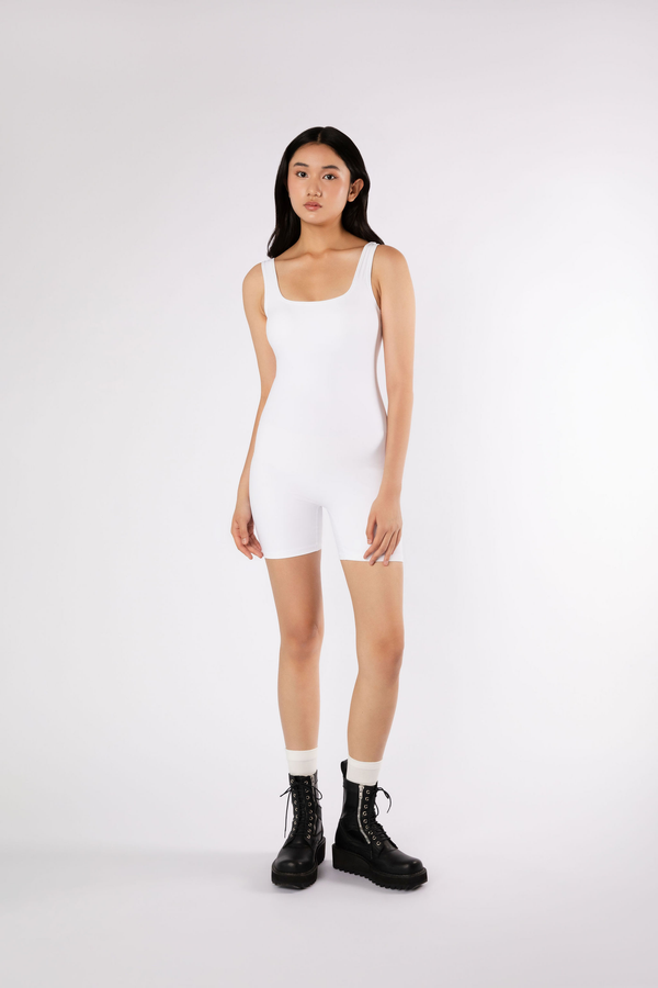 White Bodysuit Romper